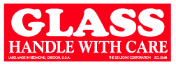 Glass Labels 1½" x 4" 500/RL