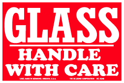 Glass Labels 3" x 4" 500/RL