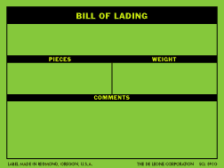 Shipping and Packaging Labels 3" x 4" fluorescent green 500/RL