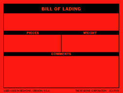 Shipping and Packaging Labels 3" x 4" fluorescent red 500/RL