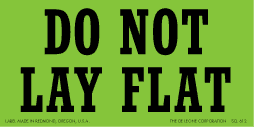 Do Not Labels 2½" x 5" fluorescent green 500/RL