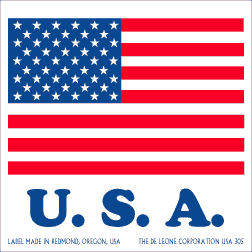 Flag Labels 4" x 4" 500/RL