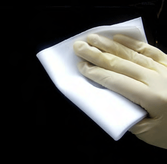 Polyester Knit Cleanroom Wipes, Laser Sealed Edge