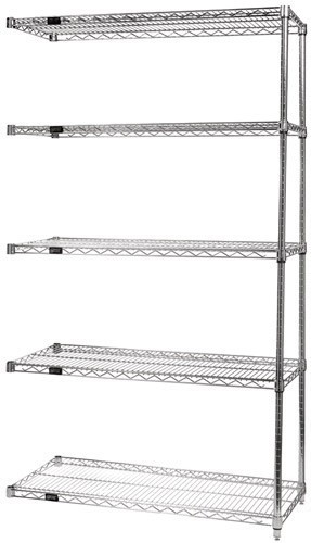 Wire Shelving Add-on Kit 14" x 36" x 54"