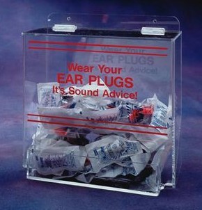 Dispenser Ear Plugs 11.75x11x7.75 Clear Acrylic