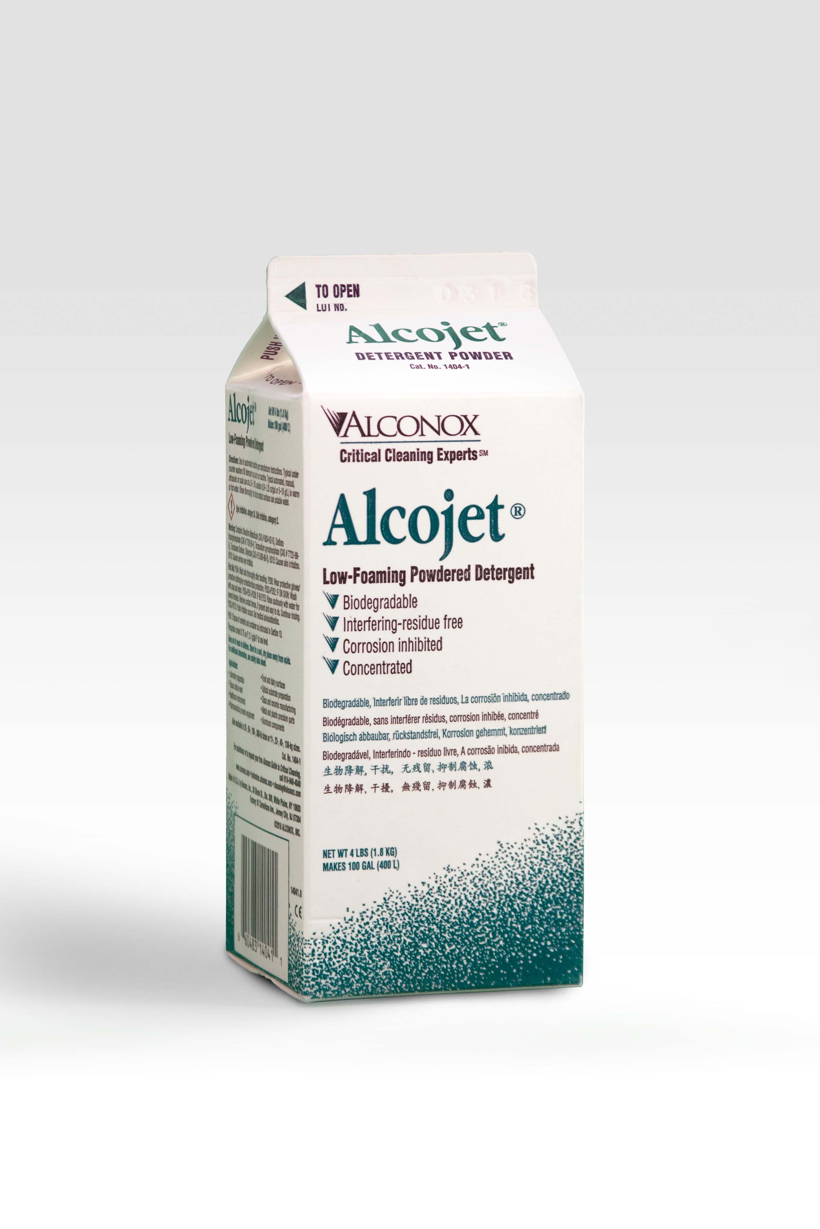 Alcojet Low Foaming Powdered Detergent - 9/CS 4lb