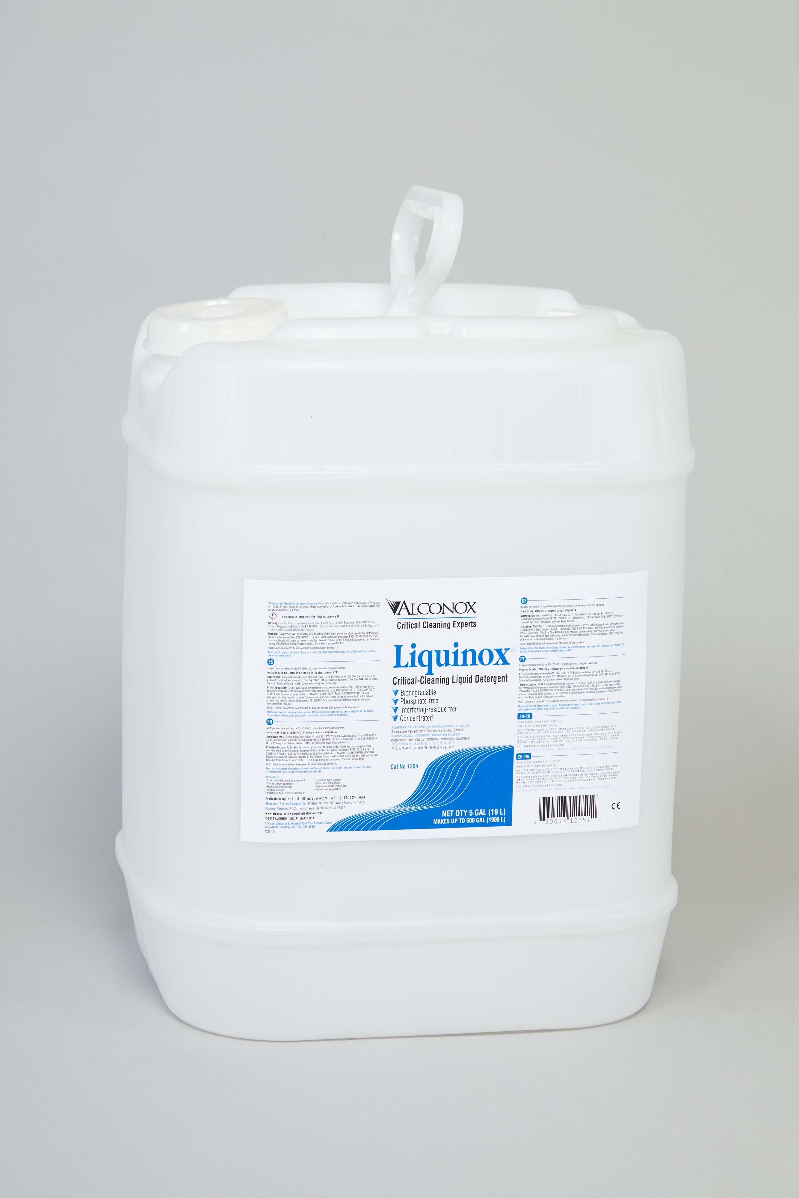 Liquinox Critical Cleaning Liquid Detergent - 5 gal.