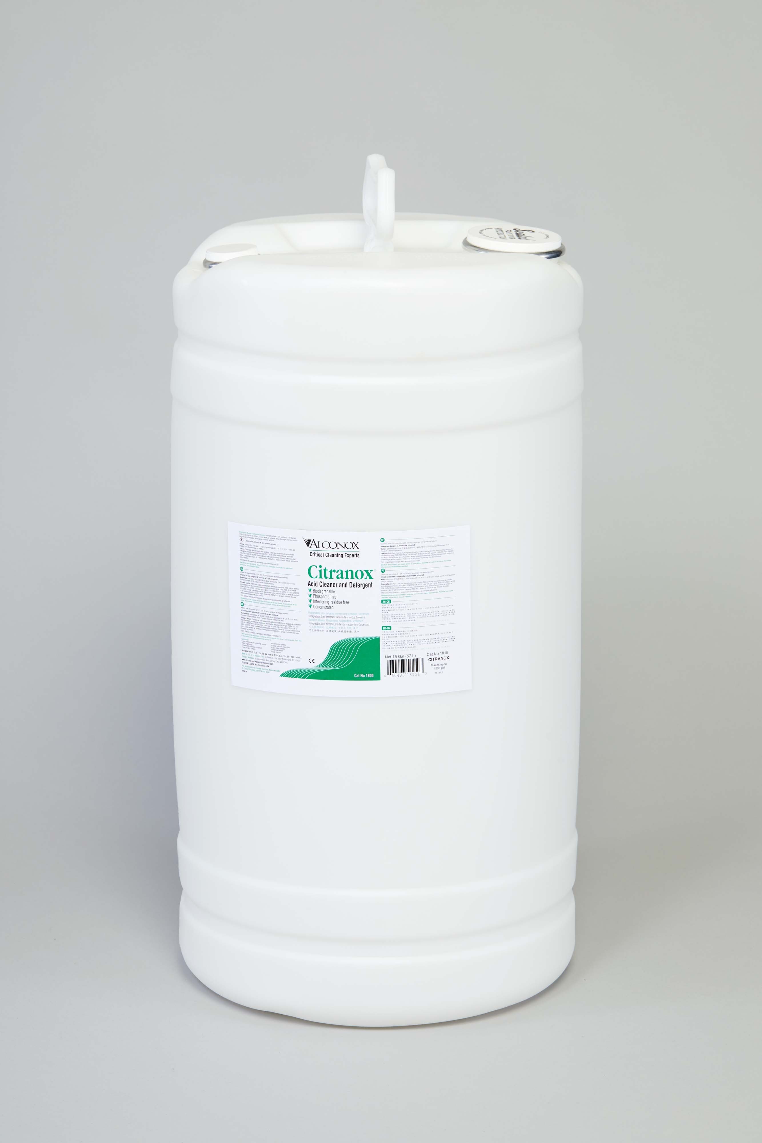 Citranox Liquid Acid Cleaner and Detergent - 15 gal.