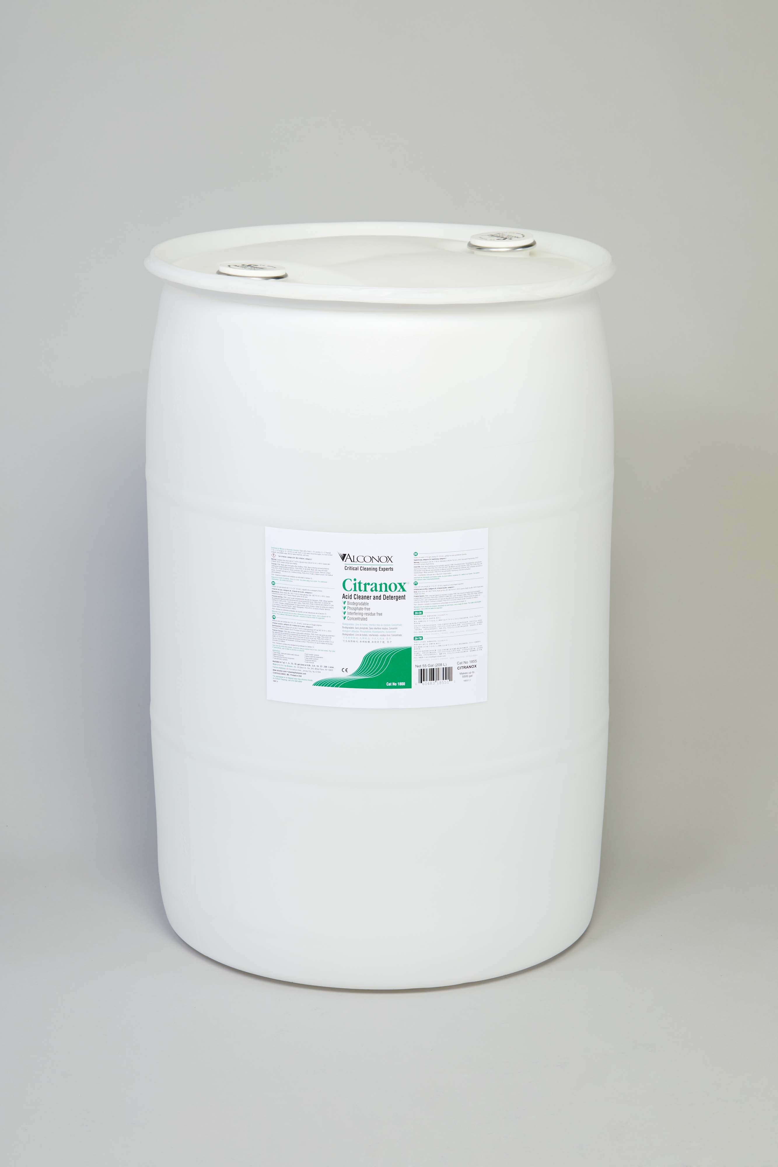 Citranox Liquid Acid Cleaner and Detergent - 55 gal.
