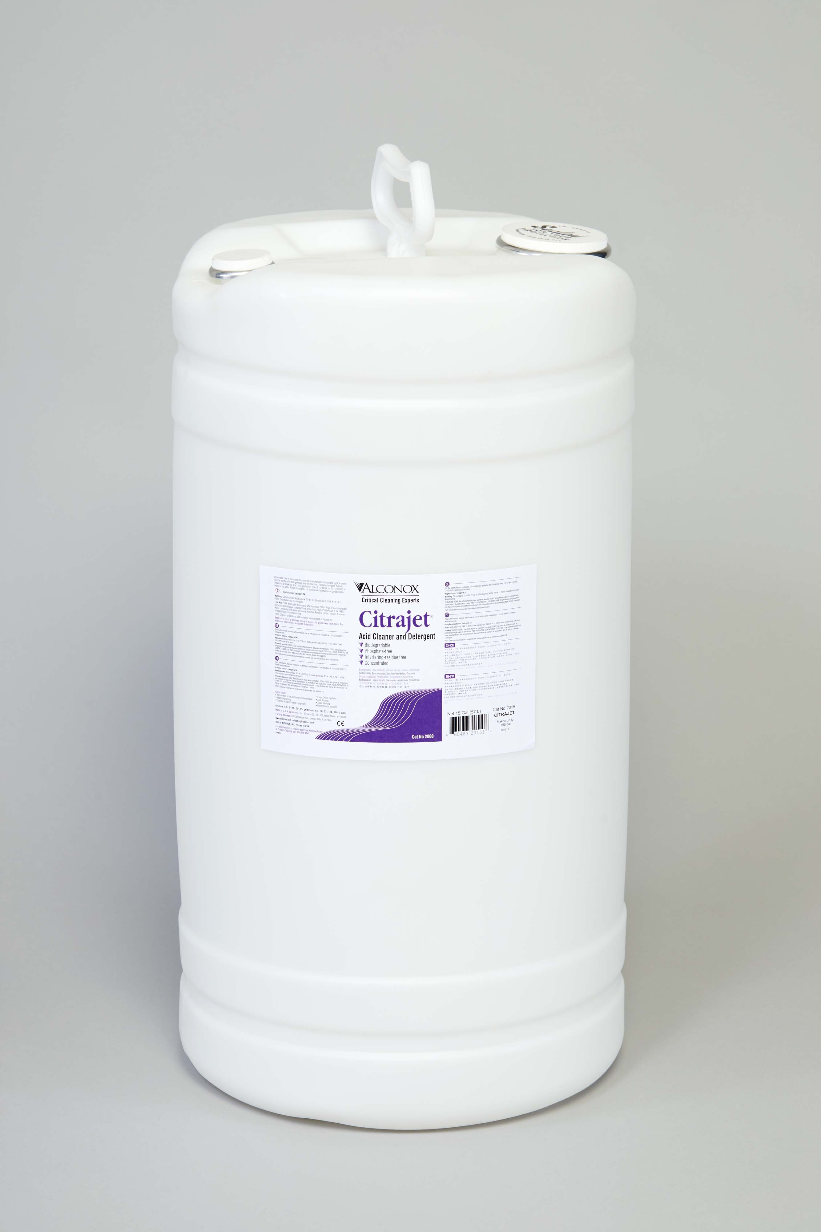 Citrajet Low-Foam Liquid Acid Cleaner/Rinse - 15 gal.