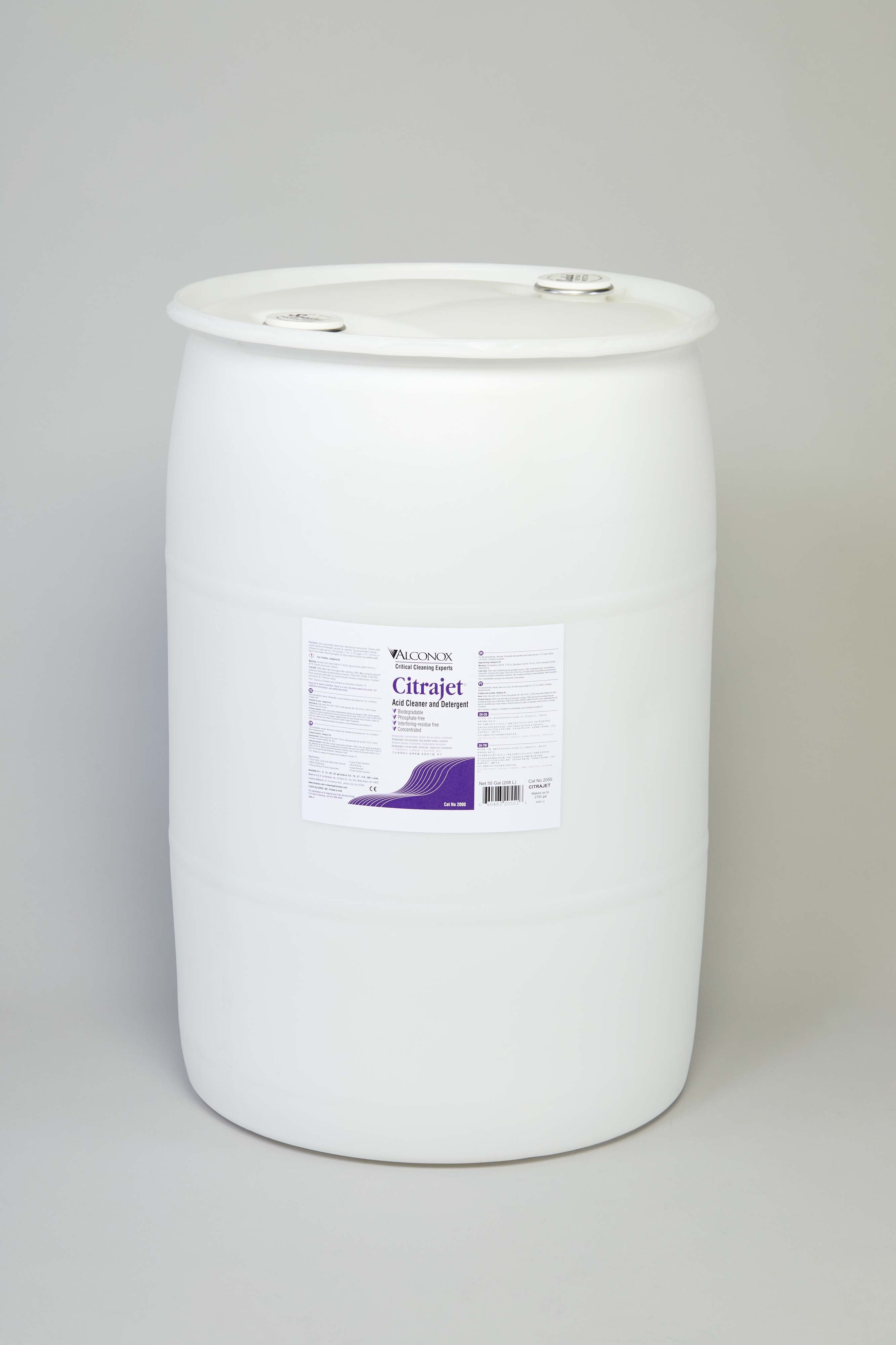 Citrajet Low-Foam Liquid Acid Cleaner/Rinse - 55 gal.