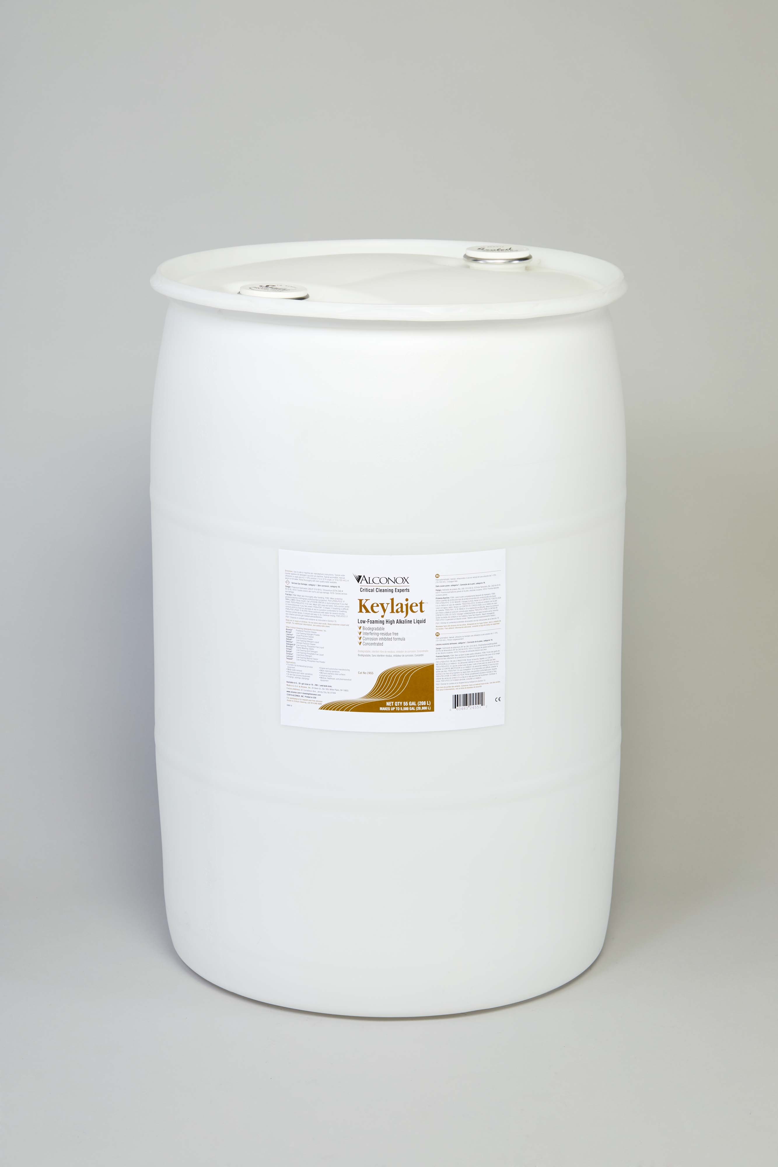 Keylajet Low-Foaming High Alkaline Liquid - 55 gal