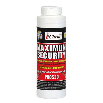 Maximum Security Sorbent, Granular, White, 32 Ounces, Canister