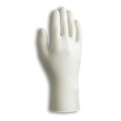 Dura-Touch PVC Gloves, Lightly Powdered, Large, Blue