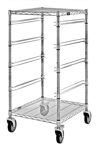 Quantum bin carts with conductive dividable grids 