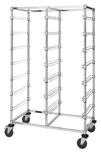 Quantum double bay bin carts 