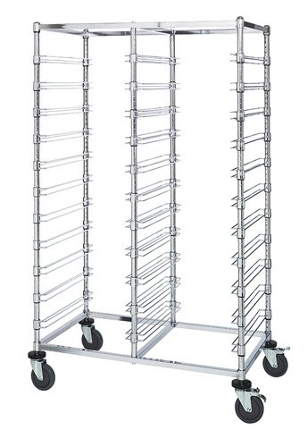 Quantum double bay bin carts 