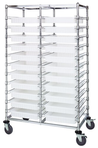 Quantum double bay bin carts 