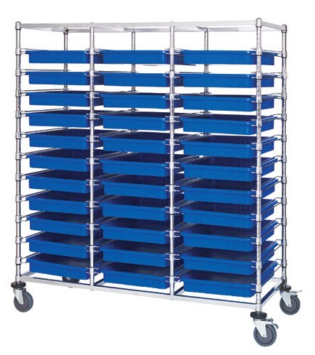 Quantum triple bay bin carts 