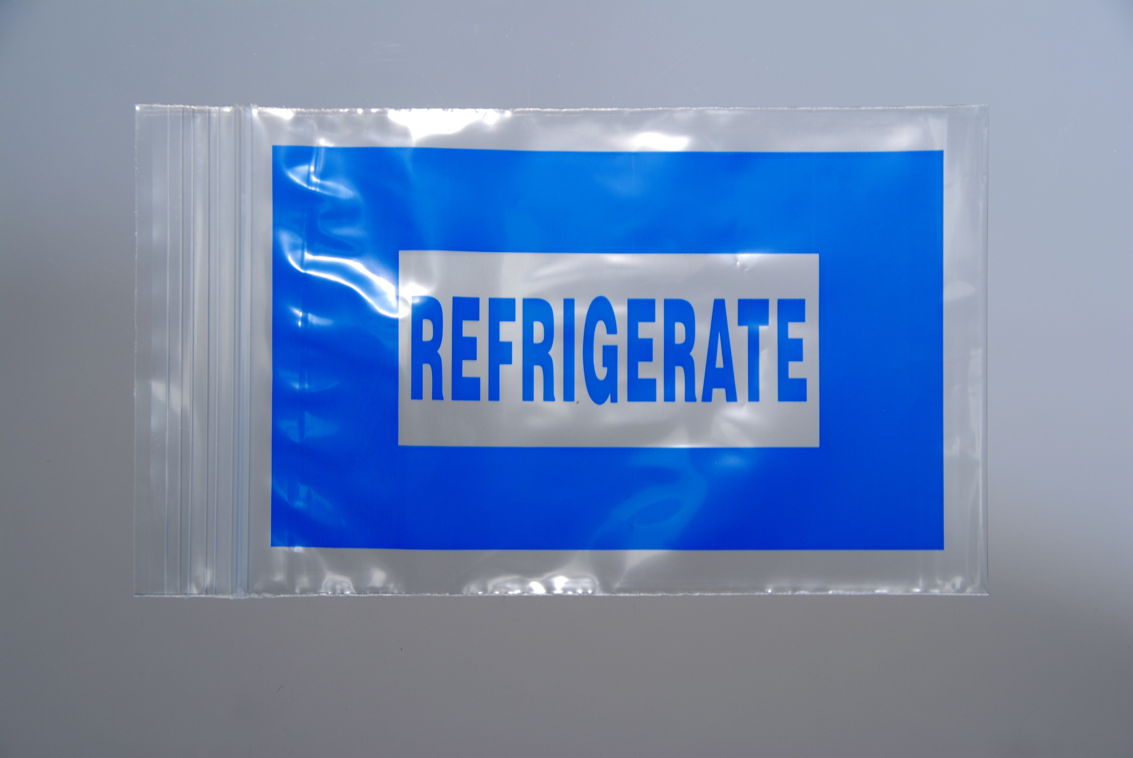 Bag Poly 9x12 2Mil Ziplock w/Print Refrigerate 1000/CS