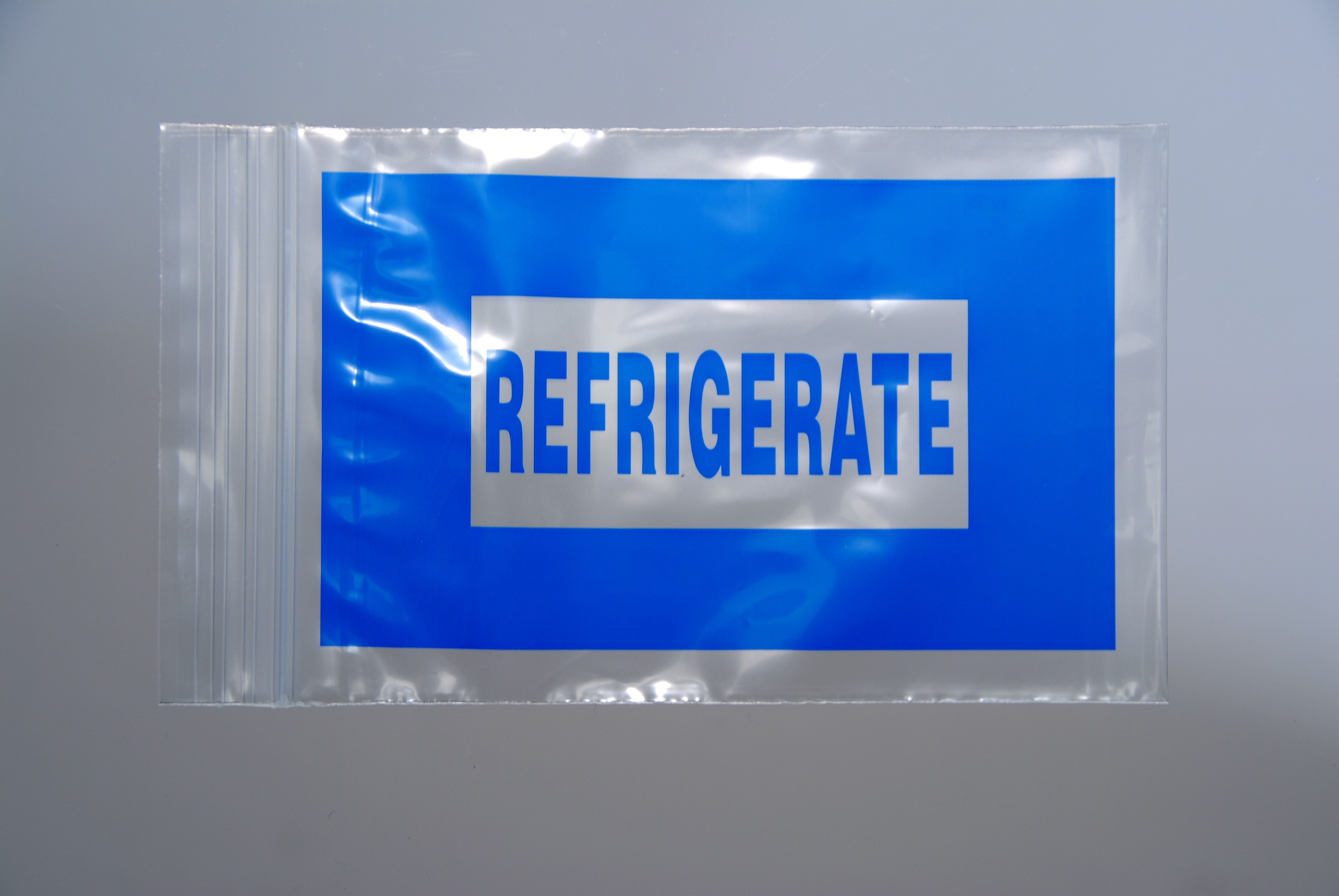 Bag Poly 5x8 2Mil Ziplock w/Print Refrigerate 1000/CS