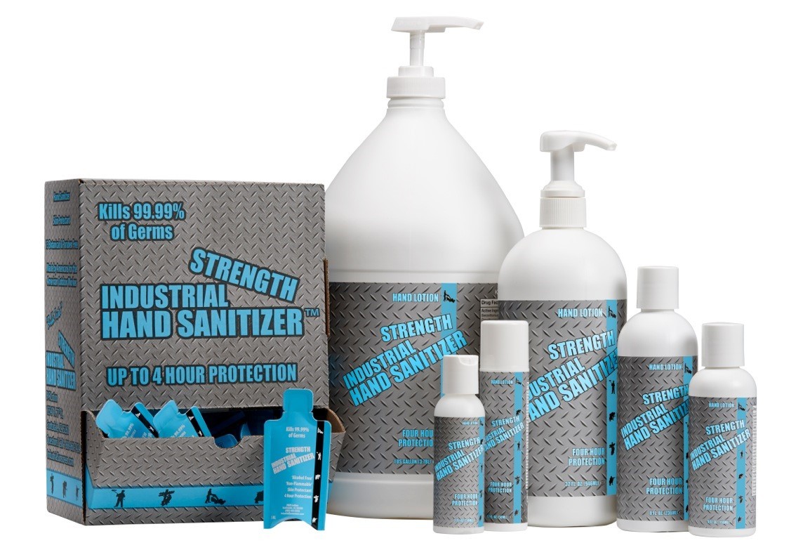 2OZ INDUSTRIAL HAND SANITIZER LOTION ALCOHOL FREE