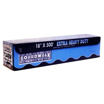 Extra Heavy-Duty Aluminum Foil Roll, 18" x 500 ft, Silver