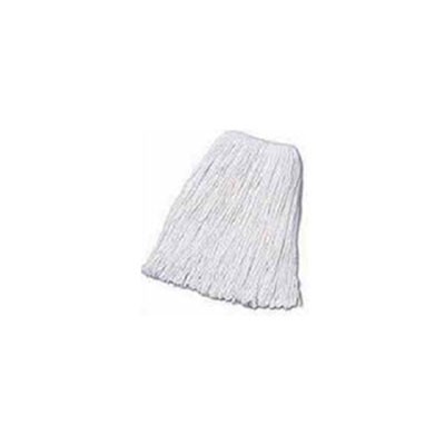 Mop Head, Cotton, Cut-End, White, 4-Ply,24 Oz.