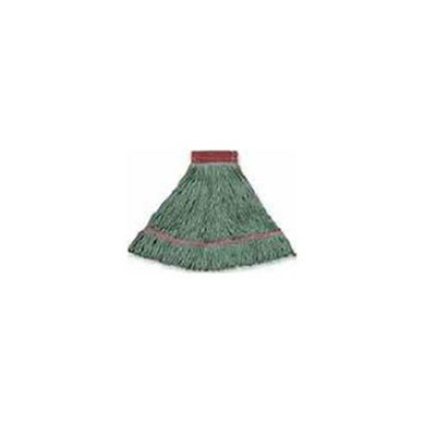 Narrowband Looped-End Mop Heads, Large, Green