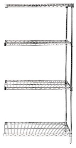 Wire Shelving Add-on Kit 14" x 72" x 54"
