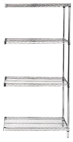 Wire Shelving Add-on Kit 14" x 24" x 54"