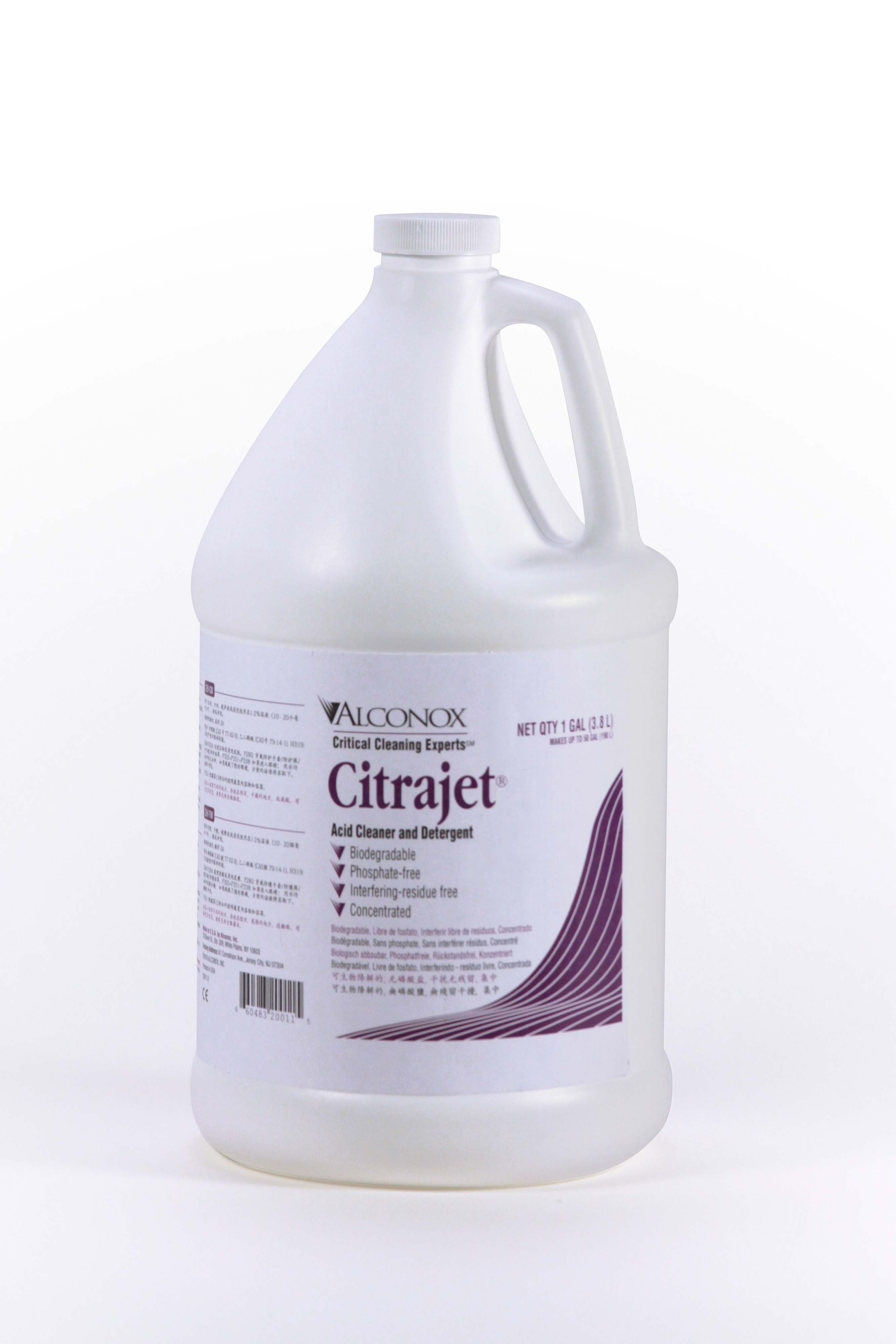 Citrajet Low-Foam Liquid Acid Cleaner/Rinse - 4x1 gal case
