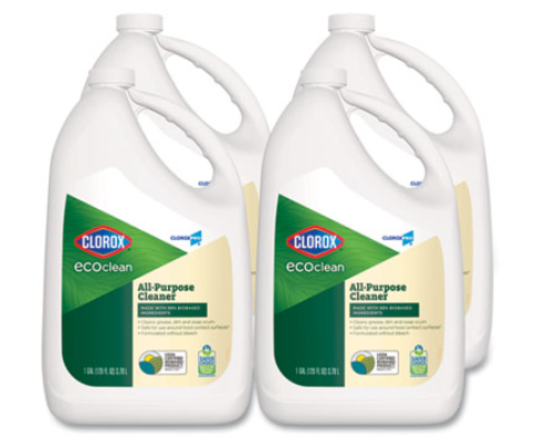 Cleaner, Clorox Pro EcoClean All-Purpose Unscented, 128oz Bottle 4/CS