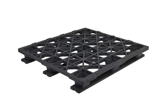 Pallet Plastic 48x45x5 Heavy Duty Rackable Black