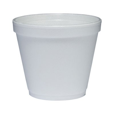 Food Containers, Foam 8 oz, White