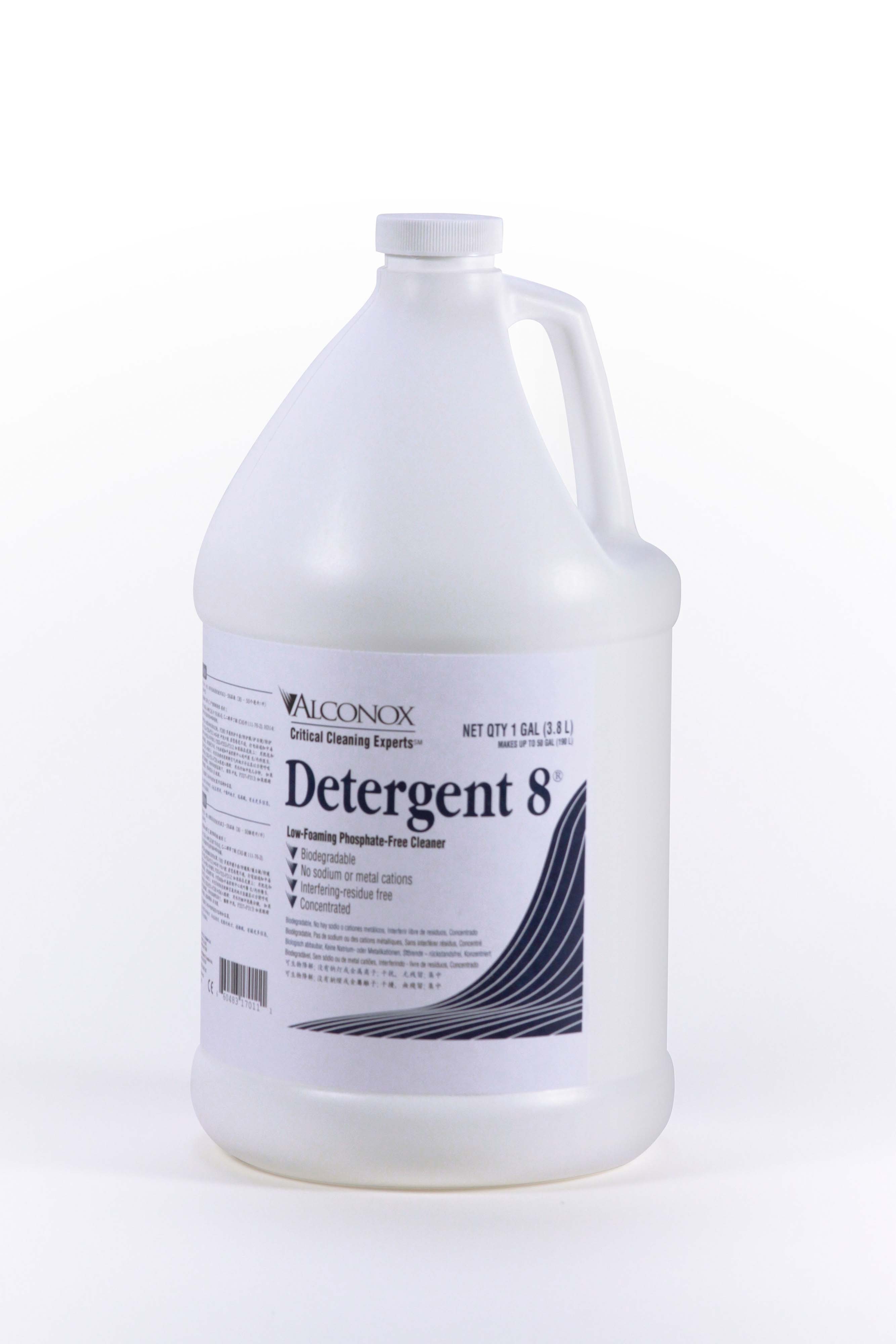 Detergent 8 Low-Foaming Ion-Free Liquid Detergent - 4x1 gal case