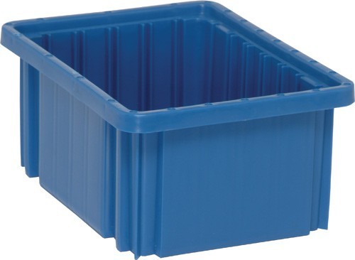 Dividable Grid Container 10-7/8" x 8-1/4" x 5" Blue
