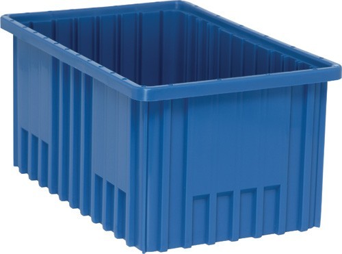 Dividable Grid Container 16-1/2" x 10-7/8" x 8" Blue