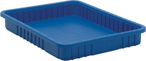 Dividable Grid Container 22-1/2" x 17-1/2" x 3" Blue