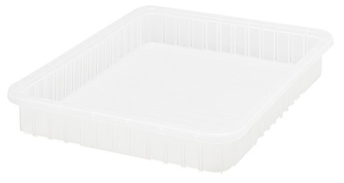 CLEAR-VIEW Dividable Grid Containers 22-1/2" x 17-1/2" x 3"