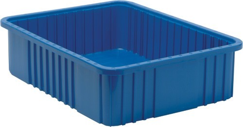 Dividable Grid Container 22-1/2" x 17-1/2" x 6" Blue
