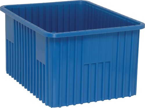 Dividable Grid Container 22-1/2" x 17-1/2" x 12" Blue