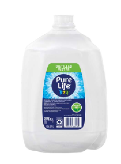 Water Distilled 6x1Gal/CS 36 Cases/PLT