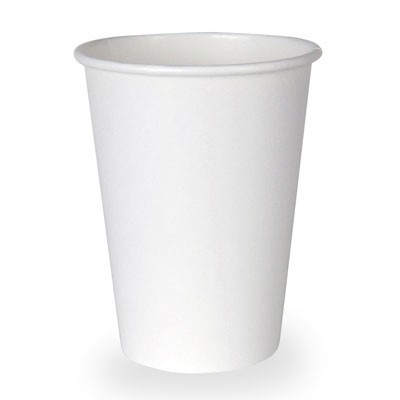 Cup Paper 12oz Hot White 1000/CS