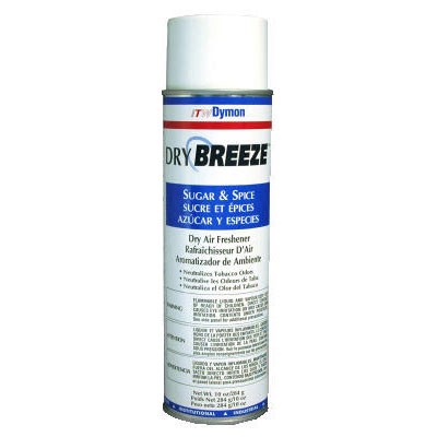 Dry Breeze Aerosol Air Freshener, Sugar & Spice, 20 oz