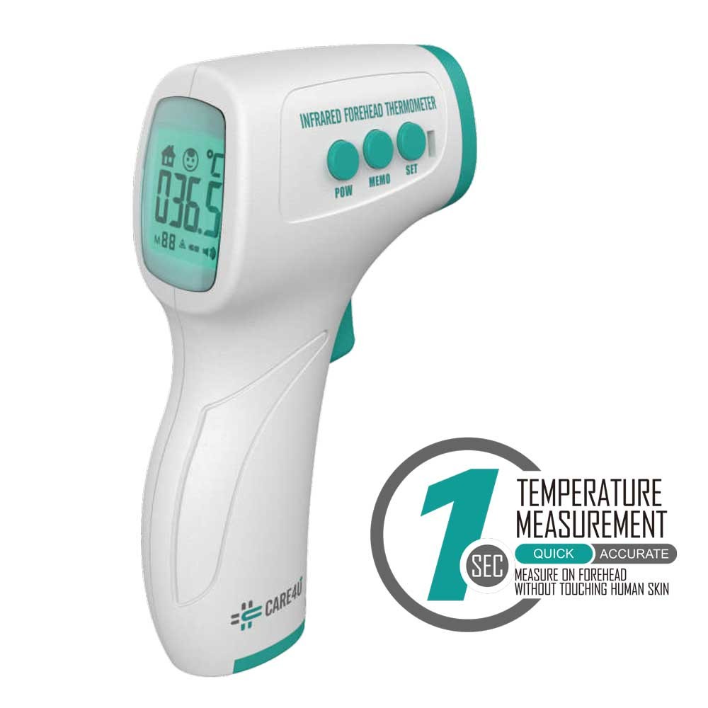 Digital Infrared Thermometer No-Touch TRI-COLOR English Box/English ...