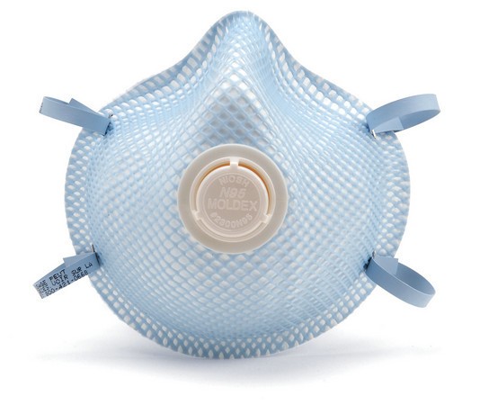 Face Mask Respirator w/Exhalation Valve 10/BX 10/CS 2300