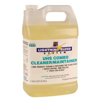 UHS Combo Floor Cleaner/Maintainer, Citrus Scent, Liquid, 1 gal. Bottle