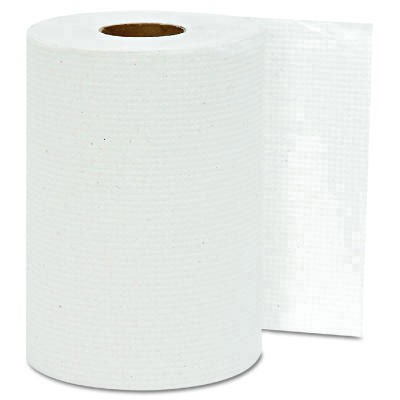 Towel 8x350' Roll 1Ply White 12/CS