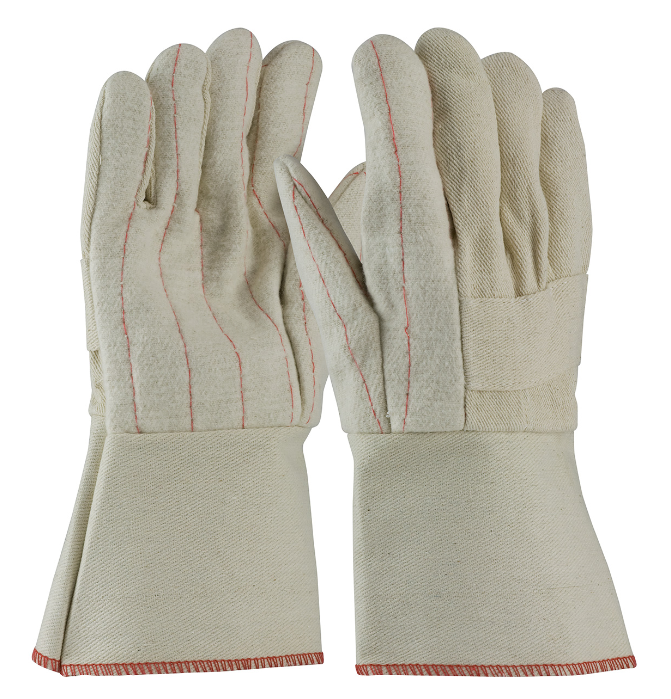 Premium Grade Hot Mill Glove with Three-Layers of Cotton Canvas and Burlap Liner - 32 oz